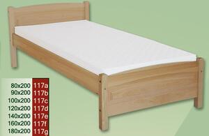 Dřevěná postel CLASSIC 117 z masivu buk