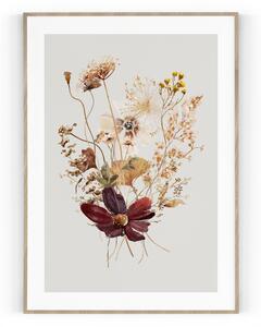 Plakát / Obraz Květina 50 x 70 cm Pololesklý saténový papír