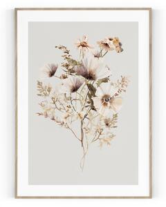 Plakát / Obraz Květina Pololesklý saténový papír 210 g/m² 30 x 40 cm