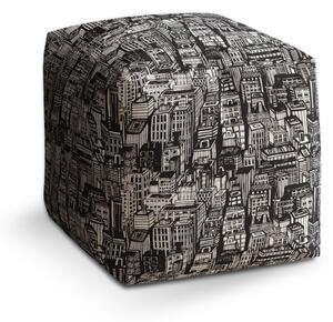 Sablio Taburet Cube Kreslené mrakodrapy: 40x40x40 cm
