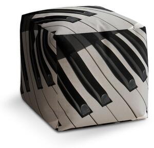 Sablio Taburet Cube Klávesy piana: 40x40x40 cm