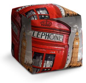 Sablio Taburet Cube Londýn 3: 40x40x40 cm