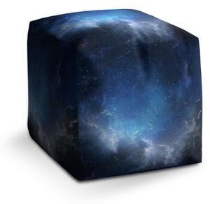 Sablio Taburet Cube Hvězdné nebe: 40x40x40 cm