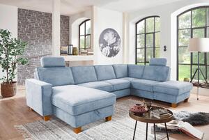 SEDACÍ SOUPRAVA, textil, světle modrá Sit & More - Sedací soupravy, Online Only