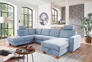 SEDACÍ SOUPRAVA, textil, světle modrá Sit & More - Sedací soupravy, Online Only