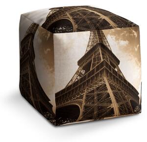 Sablio Taburet Cube Eiffelova věž 6: 40x40x40 cm