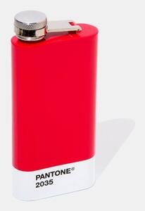 Červená nerezová placatka 150 ml Red 2035 – Pantone