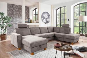SEDACÍ SOUPRAVA, textil, šedohnědá Sit & More - Sedací soupravy, Online Only