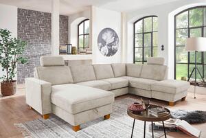 SEDACÍ SOUPRAVA, textil, krémová Sit & More - Sedací soupravy, Online Only