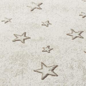 Dětský koberec Mara 725 kruh, krémový / béžový