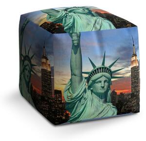 Sablio Taburet Cube Socha Svobody: 40x40x40 cm