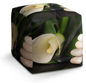 Sablio Taburet Cube Kala: 40x40x40 cm