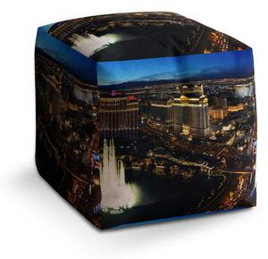 Sablio Taburet Cube Las Vegas: 40x40x40 cm