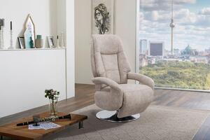 RELAXAČNÍ KŘESLO, textil, béžová Sit & More - Online Only křesla & taburety, Online Only