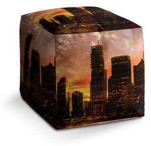 Sablio Taburet Cube Mrakodrapy: 40x40x40 cm