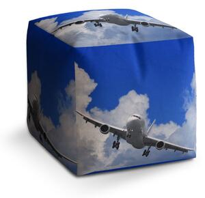 Sablio Taburet Cube Letadlo při přistání: 40x40x40 cm