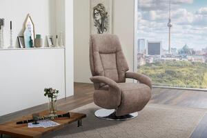 RELAXAČNÍ KŘESLO, textil, šedohnědá Sit & More - Online Only křesla & taburety, Online Only