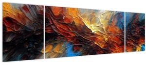 Obraz - Barevná textura (170x50 cm)