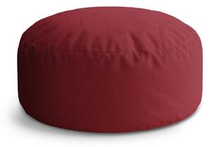 Sablio Taburet Circle Tmavě červená: 40x50 cm