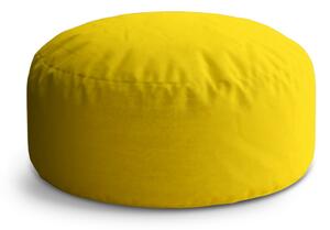 Sablio Taburet Circle Žlutá: 40x50 cm