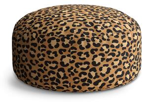 Sablio Taburet Circle Gepardí vzor: 40x50 cm