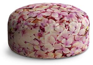 Sablio Taburet Circle Růžové květy: 40x50 cm