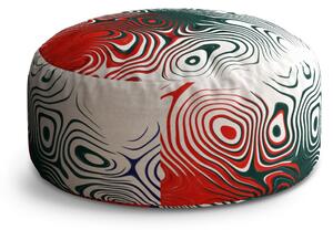 Sablio Taburet Circle Dvoubarevná abstrakce: 40x50 cm