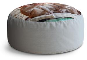 Sablio Taburet Circle Opičky: 40x50 cm
