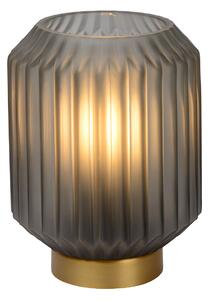 Lucide 45595/01/51 stolní lampa Sueno, saténové šedá, E14, 17cm