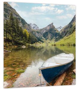 Obraz - Seealpsee, jezero Švýcarska (30x30 cm)
