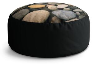 Sablio Taburet Circle Kameny: 40x50 cm
