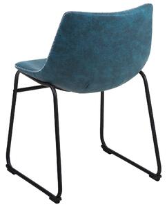 Sada dvou modrých židlí BATAVIA