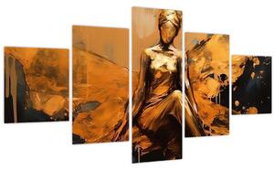 Obraz - Abstrakce víly (125x70 cm)