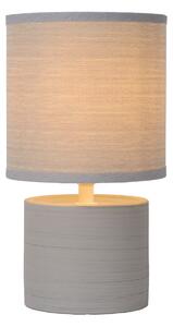 Lucide 47502/81/36 stolní lampa Greasby, šedá, E14, 26cm