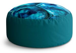 Sablio Taburet Circle Modré bubliny: 40x50 cm