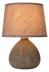 Lucide 47506/81/43 stolní lampa Ramzi, hnědá, E14, 26cm
