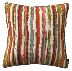Gabi - potah na polštář šňůrka po obvodu barva vícebarevná látka pletený vzor, vzorované