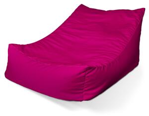 Sablio Sedací vak Lounge Sytě růžová - 80 x 95 x 50 cm