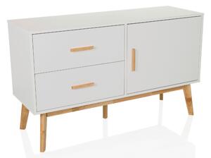 ŠIROKÁ KOMODA, bílá, 120/72/40 cm MID.YOU - Online Only komody, Online Only