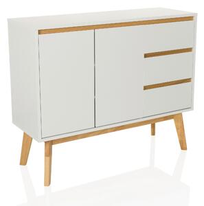 ŠIROKÁ KOMODA, bílá, 97/34/80 cm MID.YOU - Online Only komody, Online Only