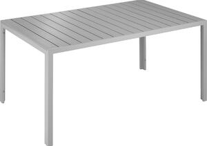 Tectake 404402 zahradní stůl simona - stříbrná/šedá