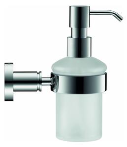 Duravit 99161000 -Nástěnný dávkovač mýdla D-CODE 390 ml mléčné sklo/lesklý chrom