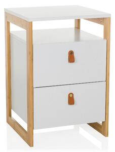 ODKLÁDACÍ STOLEK, bílá, kompozitní dřevo, 40/60/40 cm MID.YOU - Online Only konferenční stolky, Online Only