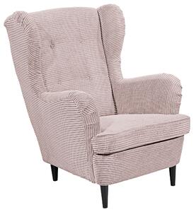 KŘESLO UŠÁK, textil, růžová MID.YOU - Online Only křesla & taburety, Online Only