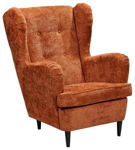 KŘESLO UŠÁK, textil, terracotta MID.YOU - Online Only křesla & taburety, Online Only