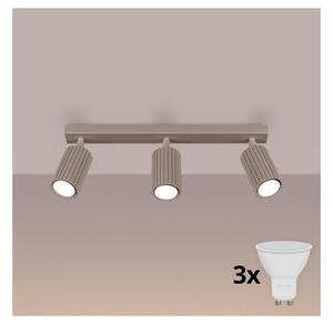 Brilagi - LED Bodové svítidlo CRESTO 3xGU10/10W/230V taupe
