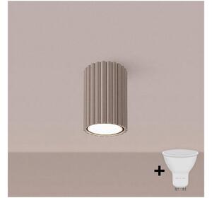 Brilagi - LED Bodové svítidlo CRESTO 1xGU10/10W/230V 10 cm taupe