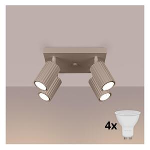 Brilagi - LED Bodové svítidlo CRESTO 4xGU10/10W/230V taupe