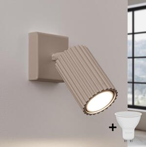 Brilagi - LED Nástěnné bodové svítidlo CRESTO 1xGU10/10W/230V taupe