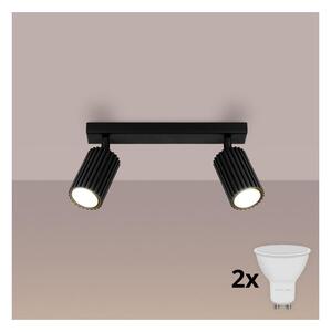 Brilagi - LED Bodové svítidlo CRESTO 2xGU10/10W/230V černá